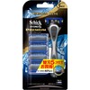Schick Chic 5-Blade Hydro 5 Premium Combo Pack with Main Body + 5 Replacement Blades for Men Razor Shaving, Includes Replacement Blades Installed on Main Unit