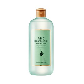 AHC Herb Solution Aloe Vera Toner 500mL  - AHC Herb Solution Aloe Vera To