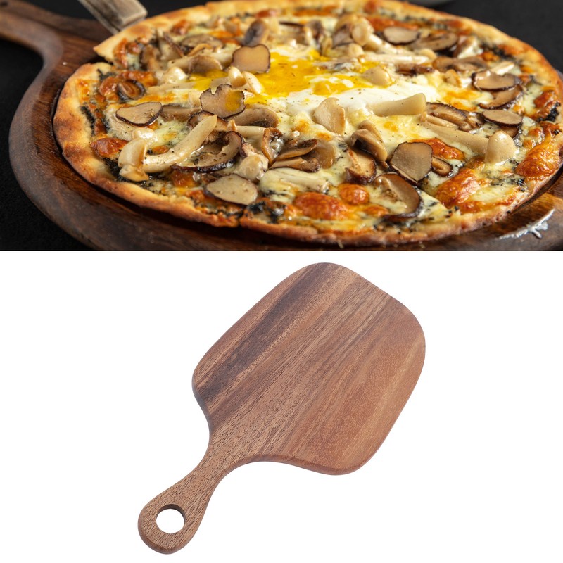 Wooden Pizza Tray Solid Wood Pizza Serving Board Pizza Spatula