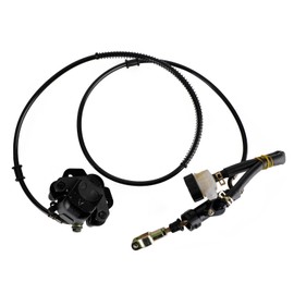 Bruce & Shark Go Kart Rear Brake Caliper Kit for 50cc 70cc 90cc 110cc 125cc 150cc 200cc - Fits for Quad ATV, Go Kart, Golf Cart, and Drift Trike - Complete Hydraulic Brake Assembly