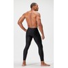 DEVOPS 2 Pack Men's Compression Pants Athletic Leggings (Medium, Black/Navy)
