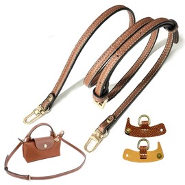 EUYKQNOI Schultergurt für Tasche Damen,lederriemen mit verschluss,für long champ strap Verstellbarer Schulterriemen für Taschen,Leder Riemen Tragegurte für Longcham Straps,Taschengurt Gurt