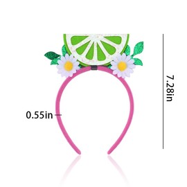 Hawaiian Luau Headband for Women Girls Beach Costume Accessories for Wife Girlfriend Summer Holiday Headband