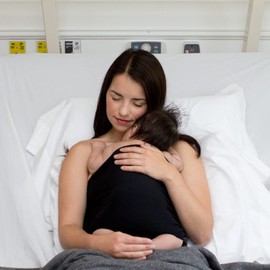 Joovy RooLoop Breastfeeding, Skin-to-Skin and Belly Support Band, Size A, Black