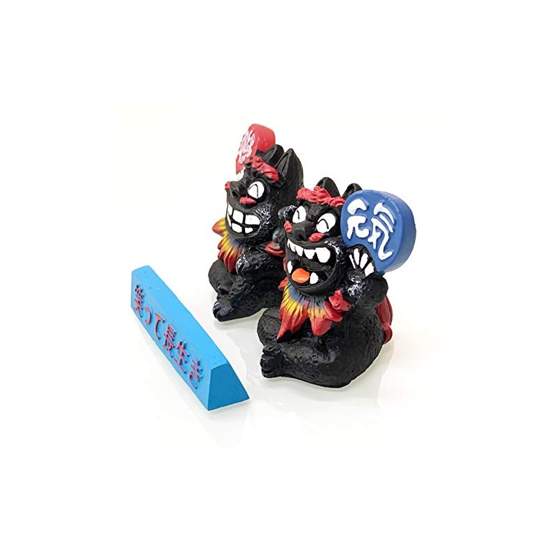 Okinawa Souvenir Shisa Figurine Mini Entrance Long Life Shisa Laughing