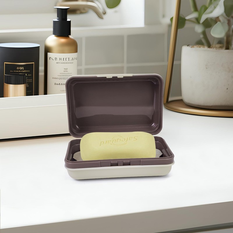 Leakproof Travel Soap Container with Lid Travel Essentials Soap Case