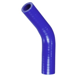 X AUTOHAUX 1 Pcs 19-22mm 0.75"-0.87" ID 90mm 3.54" Length 45 Degrees Blue Car Silicone Hose Coolant Hose Universal