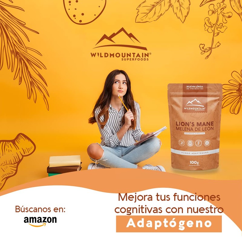 WILDMOUNTAIN - MELENA DE LEON EN POLVO BOLSA 100gr.