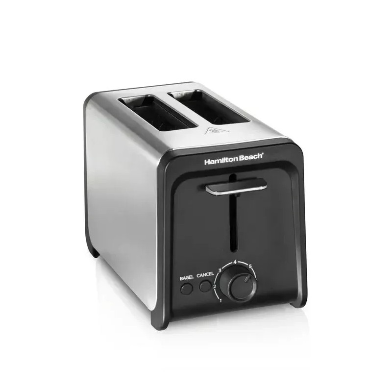 Hamilton Beach 2 Slice Toaster with Wide Slots, Bagel Function,