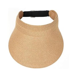 LQTSLFM Sonnenhut Damen,Gewebter Fischerhut,Strohhut Damen Sommer Sonnenhüte mit Breite Krempe für Strand Golf Verschiedene Kopfformen Und Gesichtsformen