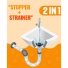 Tgosomt Bathroom Sink Stopper, Bathroom Sink Drain Strainer, Revolutionary Bathroom