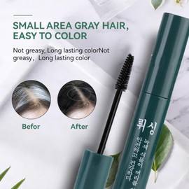 Temporary Root Touch Up Dark Brown,Quick Hair Dry Root Cover Up,Hair Mascara Stick for Grey Hair,Water-Resistant Hair Root Colour Touch Up for Women, Semi-Permanent Hair Concealer Cover Gray Stick