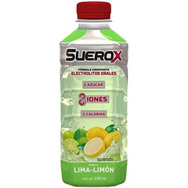 SUEROX 12 Pack - Deliciosa Hidratación Saludable en Sabores Lima-Limón, Naranja-Mandarina y Uva