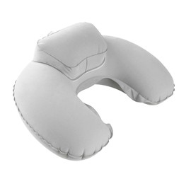 Inflatable Travel Pillow for Airplanes, Inflatable Travel Neck Pillow, U Shaped Pillow, Portable Pillow, U-Shaped Neck Pillow, Air Pillow, Curvy Pillow, Manual Press Inflate Neckline Pillow for Travel