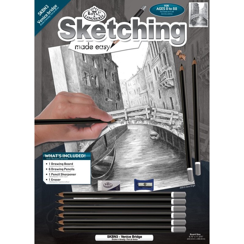 Royal and Langnickel Sketching Made Easy, Venice Bridge