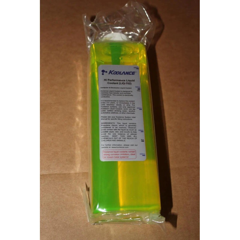 Koolance LIQ-702YL-B Koolance Liquid Coolant Bottle High-Performan