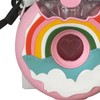 Doughnut Bottle 380ML Cute Leakage Proof Portable BPA Free Silicone