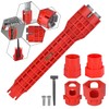 14-in-1 Multi-functional Wrench for Toilet, Sink, Bathroom, Kitchen Plumbing Installation