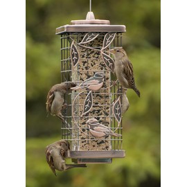 Audubon Kay Home Product's Squirrel-Resistant Caged Tube Feeder