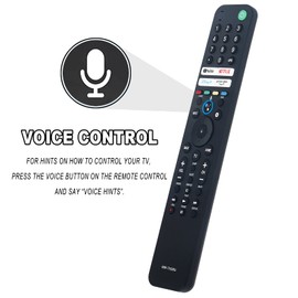 RMF-TX520U RMFTX520U Replacement Voice Remote Control fit for Sony Bravia LCD TV XR-100X92 KD-85X91J KD-55X80CJ KD-65X80CJ KD-75X80CJ KD-85X91CJ XR-55X90CJ XR-65A80CJ XR-65X90CJ XR-75X90CJ XR-77A80CJ