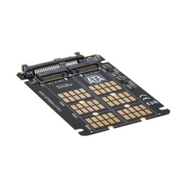 Tripp Lite U.2 to M.2 Adapter for M.2 PCIe 3.0 NVMe SSD, SFF-8639, Backward Compatible with PCIe 2.0 & 1.0, Supports B+M Key SATA and M-Key SSDs in 2242 2260 & 2280 Sizes, 1-Year Warranty (P970-U2M2)