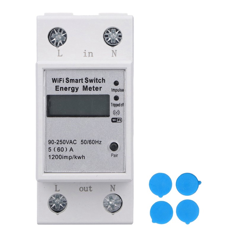 WIFI Smart Energy Meter LCD Display Household for Tuya 1