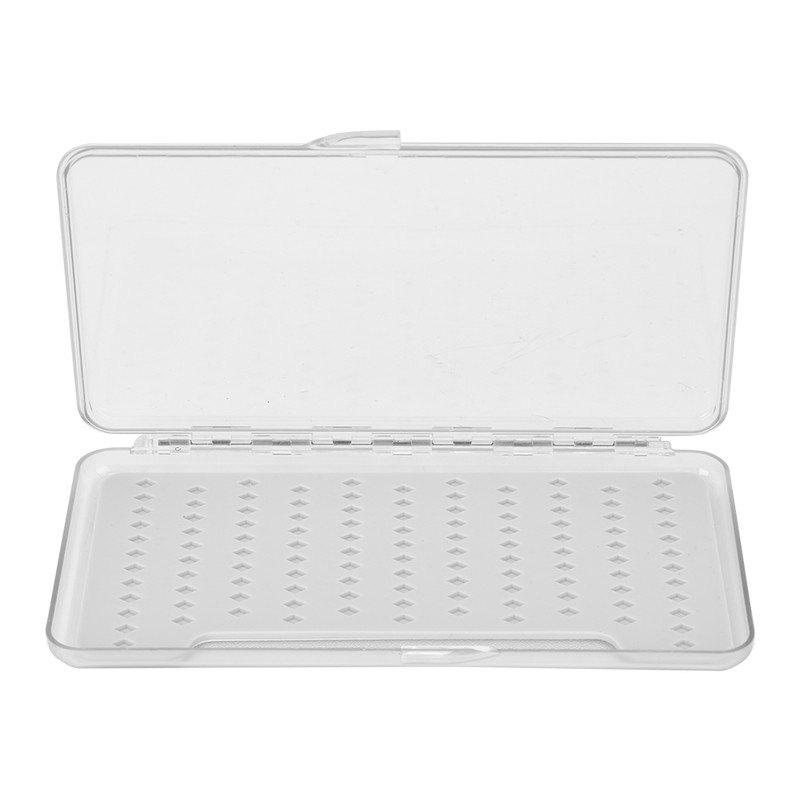 Ultra Thin Transparent Fly Lure Box Bait Storage Case Container