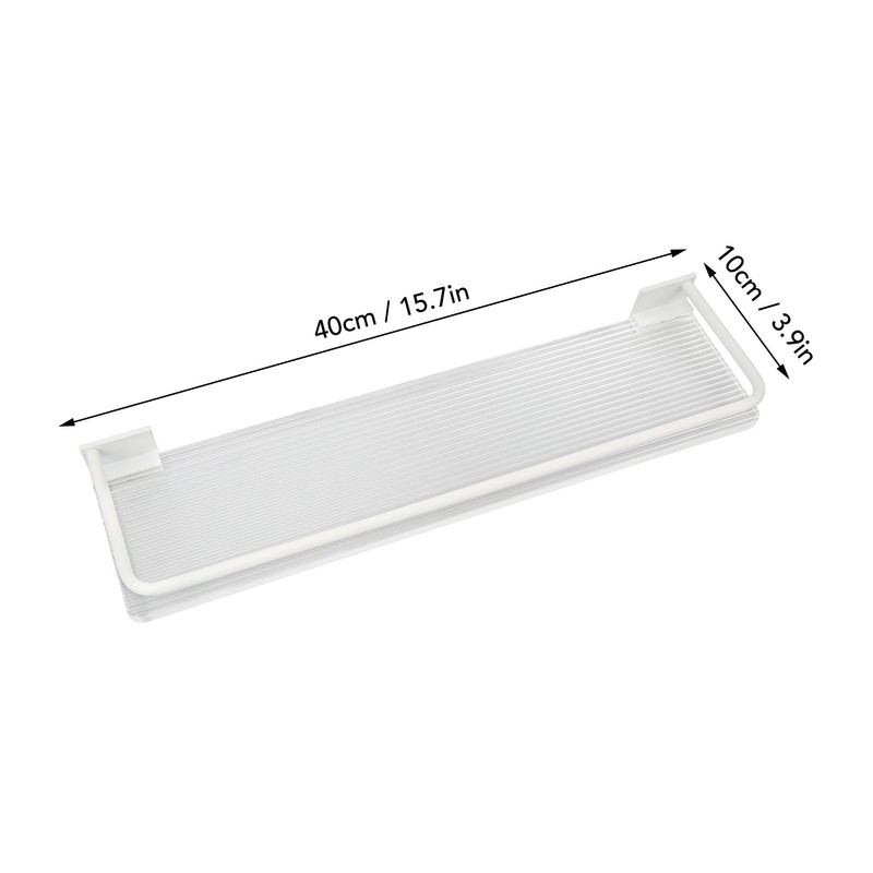 Shower Caddy Wall Mount Organizer Shelves Aluminium Cream Style Large