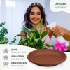 MePla Flower Pot Saucer for Cilindro Planter, Round Plastic Saucer,