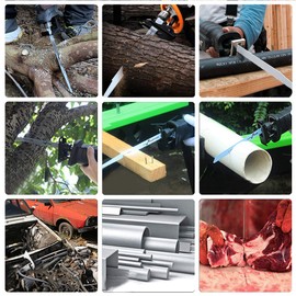 20Pcs 150mm Reciprocating Sabre Saw Wood Blades, Sabre Saw Blades Set for for Straight or Curve Cutting