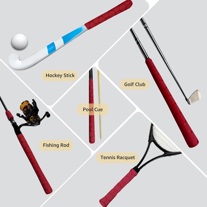 SoftShrink Hex Pattern Heat Shrink Wrap for Fishing Rod Grip,