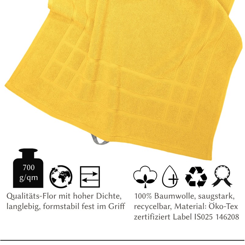 Lashuma Linz Bath Mat Cotton Absorbent 50 x 70 cm