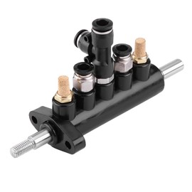 Foot Pedal Valve of Tyre Changer Foot Pedal Valve for Ranger Tyre Changer Machine Accessories Tool Type A Aluminium Alloy (Type A (4))