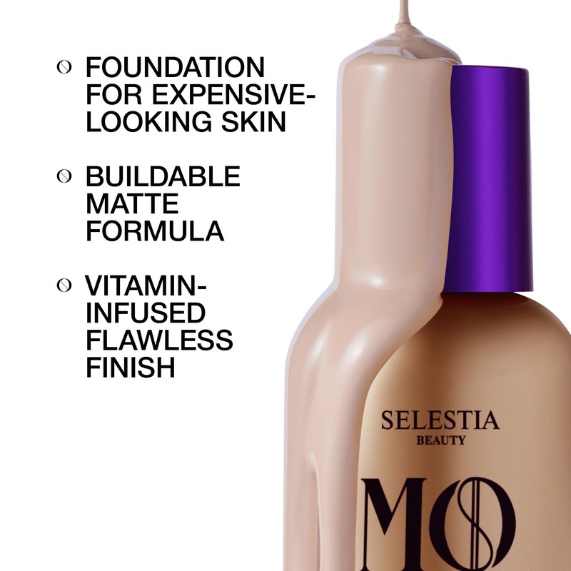SELESTIA BEAUTY Money Liquid Matte Foundation – Long-Lasting, Natural Looking