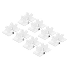 sourcing map RC Hinges 1.2 Inch x 0.6 Inch Adjustable Hatch Hinge for RC Model Airplane Parts 8 Pcs