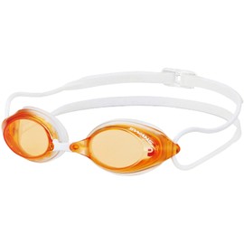 Swans SRX-NPAF OR Swimming Goggles, Made in Japan, Orange, Racing, Cushioned, FINA-Approved