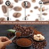 DOERDO Stainless Steel Coffee Spoon and Powder Hammer 2-in-1 Tamping
