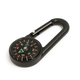 Compass carabiner for mountaineering camping hiking ring 6ea