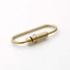 [CANDY DESIGN&WORKS] Bullet Carabiner Bullet Carabiner (A) Nickel, (C) Nickel/Brass