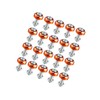 INFINAUTO 20 Pcs Aluminum Alloy License Plate Bolt Screw Nuts
