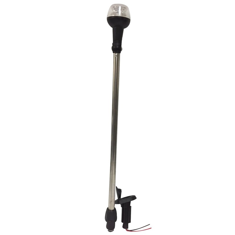 Pactrade Marine Boat 25" LED All-Around Stern Pole Light w/Base