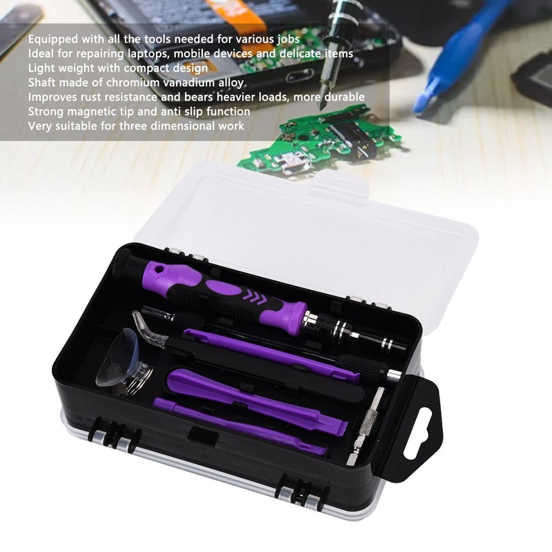 115 in 1 Screwdriver Set Magnetic Accuracy Multifunctional Bits Electronics