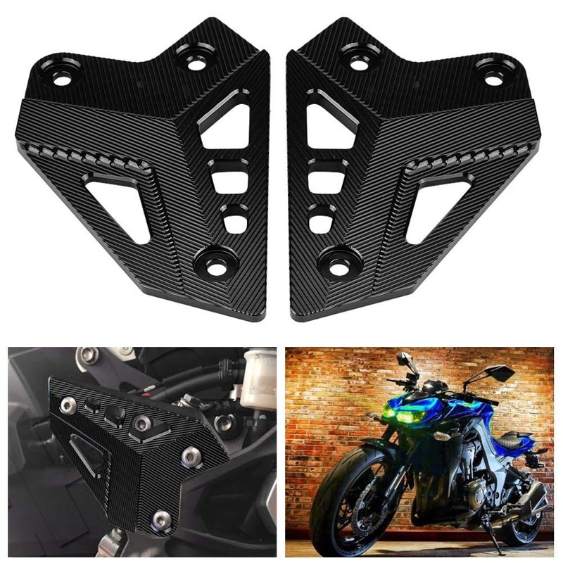 Pair of Footrest Protectors, Motorcycle Footrest Foot Rest Protector Heel