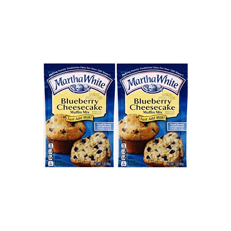 The Marvelous Martha White Muffin Mix (Blueberry Cheesecake)