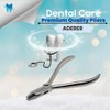 Dental Aderer Plier Orthodontic Clasps Three Prong 3 Jaws Wire