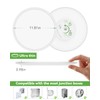 zemty 6Pack 12 Inch LED Flush Mount Ceiling Light, Super