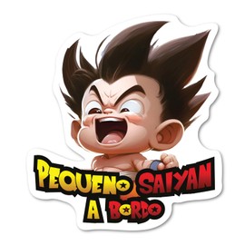 FFrame Car Baby Saiyan 13x15cm Vinyl Easy Stick Baby On Board Sticker Car Truck RV