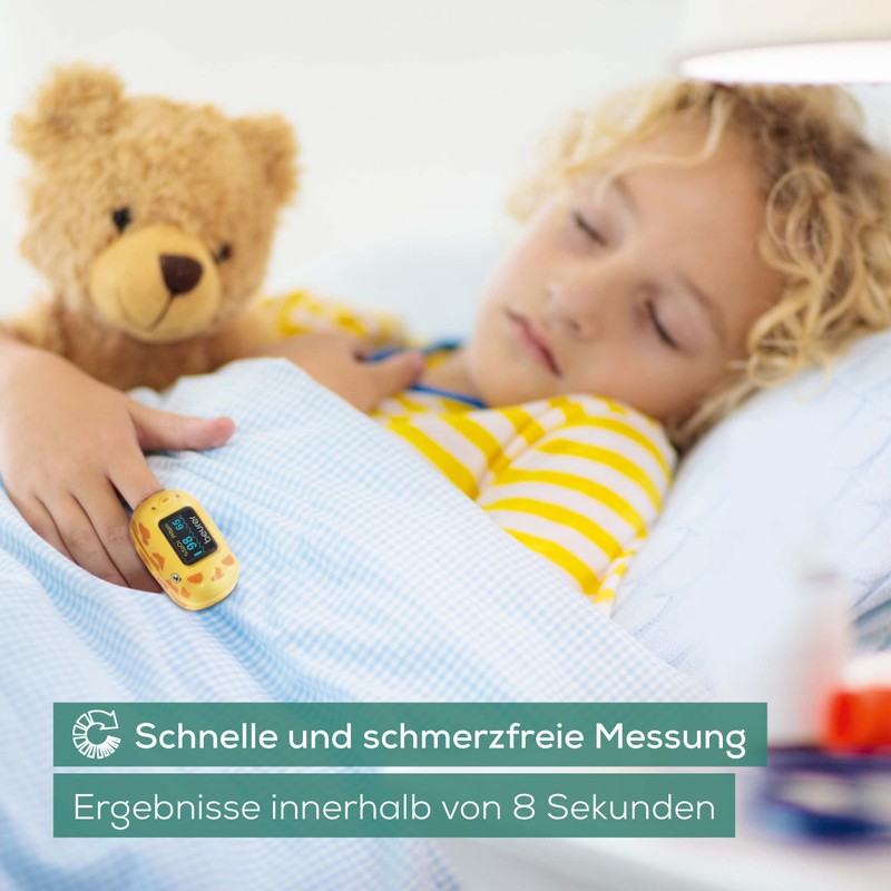 Beurer PO 13 Kids Finger Pulse Oximeter for Kids, Pulse