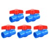 sourcing map Ball Valve, 32mm ID PVC Socket End Shut