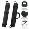 VISEMAN Pool Cue Case, Pool Stick Carrying Case Holds 2